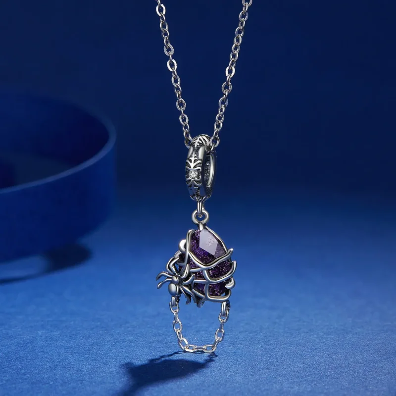 (zdjęcie do) Pandora Styl Pająk Dangle - BSC913 - Wyświetl 3