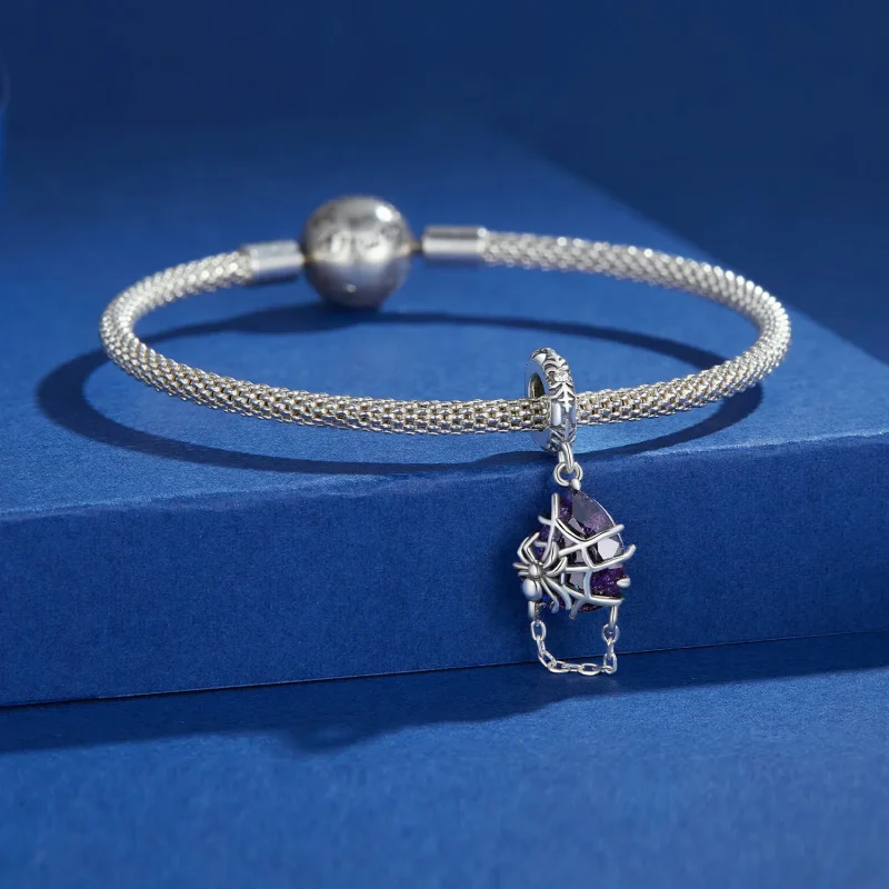 (zdjęcie do) Pandora Styl Pająk Dangle - BSC913 - Wyświetl 4