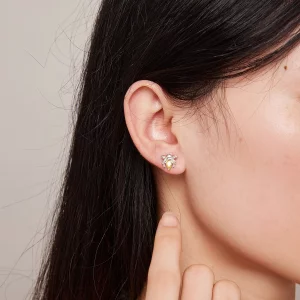 Pandora Styl Pszczoła Dwustronne Kolczyki Sztyfty - SCE1580