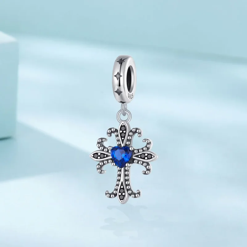 (zdjęcie do) Pandora Styl Retro Wisiorek Krzyż - SCC2643 - Wyświetl 2