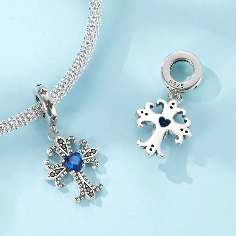 (zdjęcie do) Pandora Styl Retro Wisiorek Krzyż - SCC2643 - Wyświetl 4
