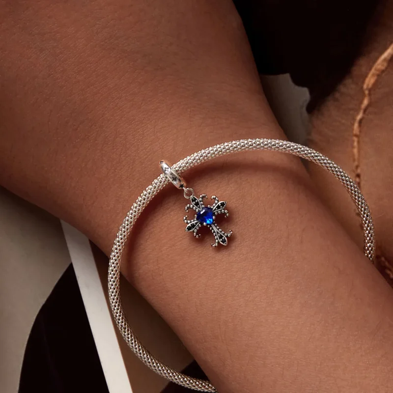 (zdjęcie do) Pandora Styl Retro Wisiorek Krzyż - SCC2643 - Wyświetl 6