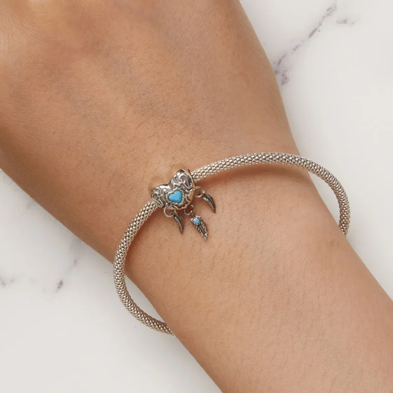 (zdjęcie do) Pandora Styl Retro Złapacz Snów Charm - SCC2567 - Wyświetl 6