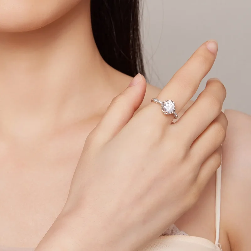 (zdjęcie do) Pandora Styl Romantyczny Pierścionek Róża - BSR387 - Wyświetl 5