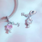 Pandora Styl Różowy Candy Dangle - SCC2640