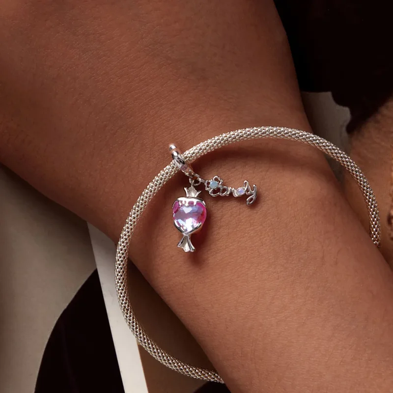 (zdjęcie do) Pandora Styl Różowy Candy Dangle - SCC2640 - Wyświetl 5