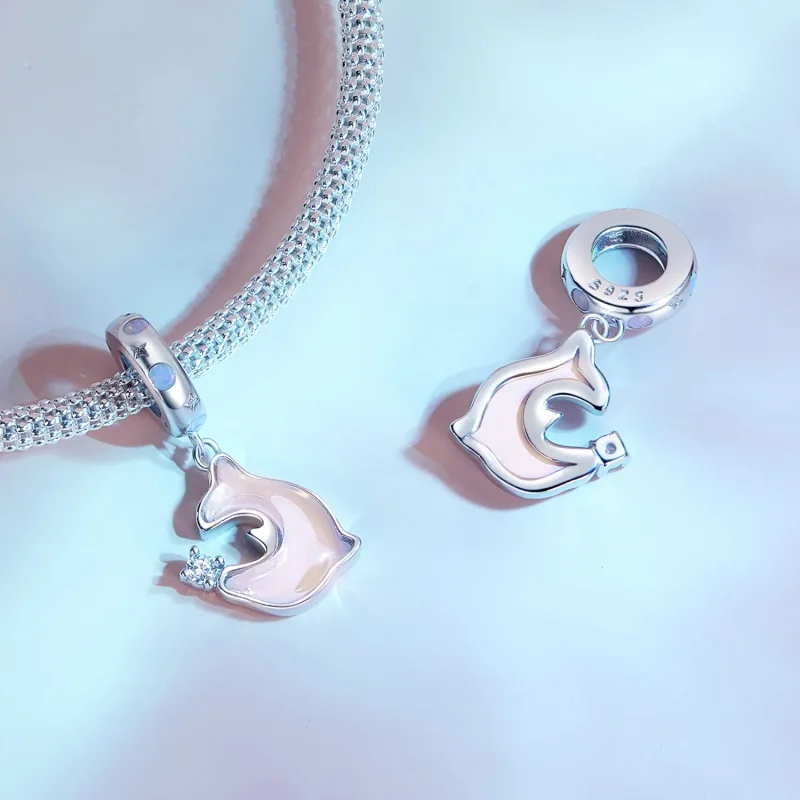 (zdjęcie do) Pandora Styl Różowy Delfin Wisior - SCC2639 - Wyświetl 4