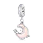 Pandora Styl Różowy Delfin Wisior - SCC2639