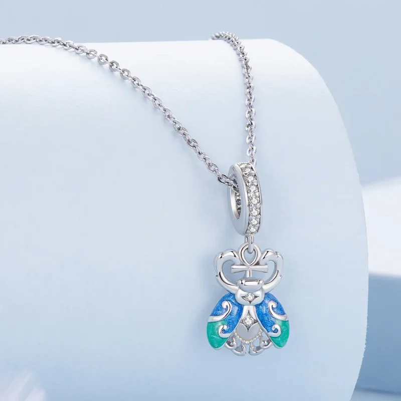 (zdjęcie do) Pandora Styl Scarab Dangle - BSC881 - Wyświetl 2