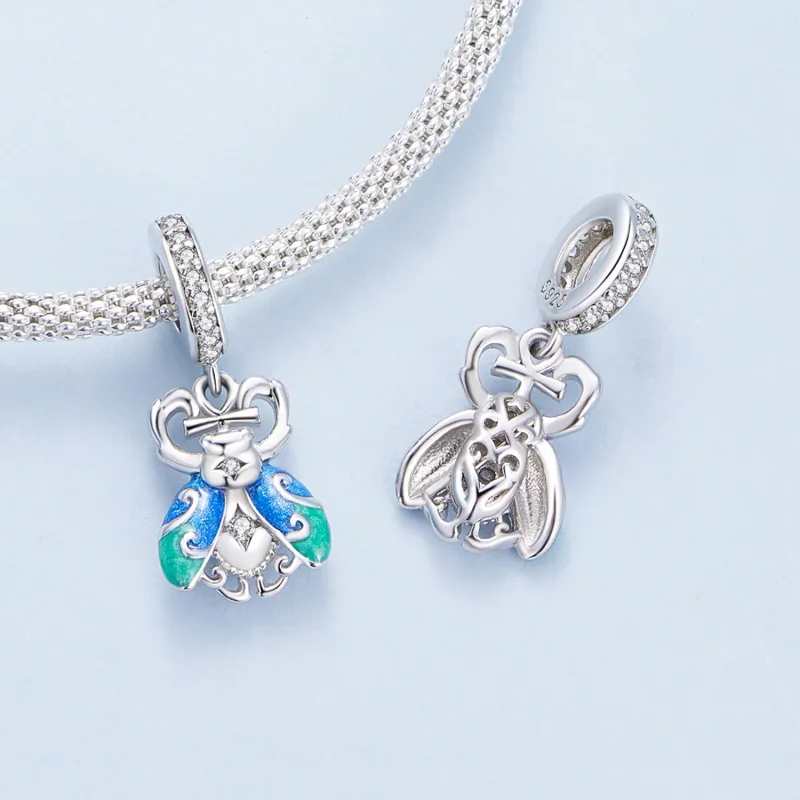 (zdjęcie do) Pandora Styl Scarab Dangle - BSC881 - Wyświetl 4