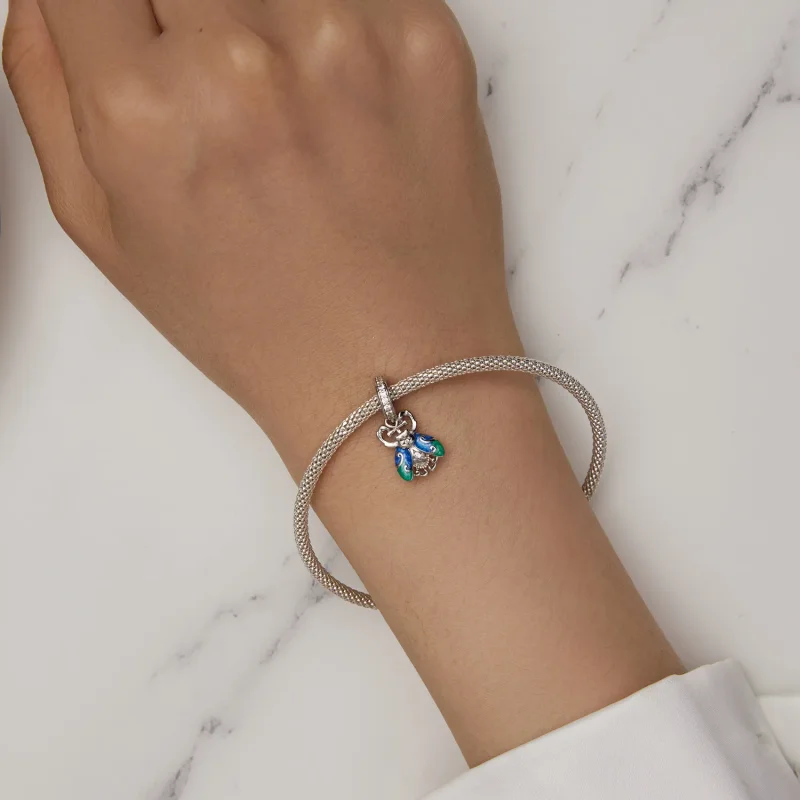 (zdjęcie do) Pandora Styl Scarab Dangle - BSC881 - Wyświetl 5