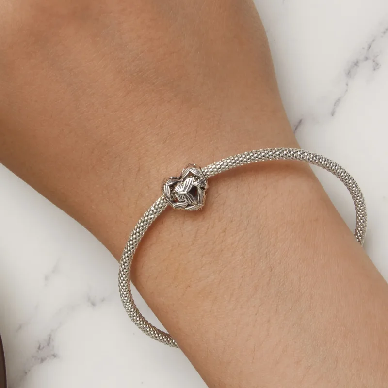 (zdjęcie do) Pandora Styl Serca W kształcie Motyla Charm - SCC2576 - Wyświetl 7