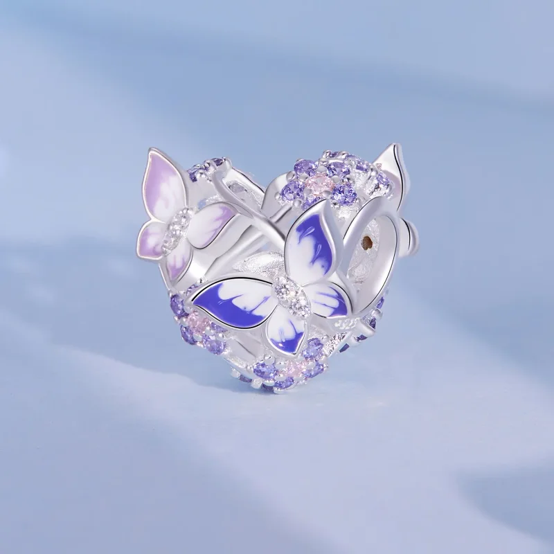 (zdjęcie do) Pandora Styl Serca W kształcie Motyla - SCC2464 - Wyświetl 2