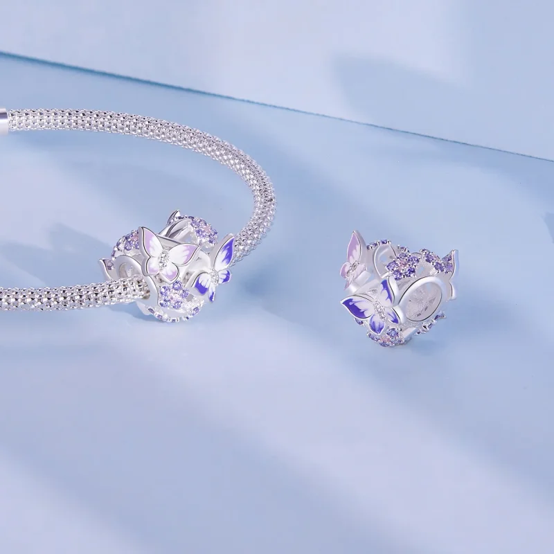(zdjęcie do) Pandora Styl Serca W kształcie Motyla - SCC2464 - Wyświetl 4