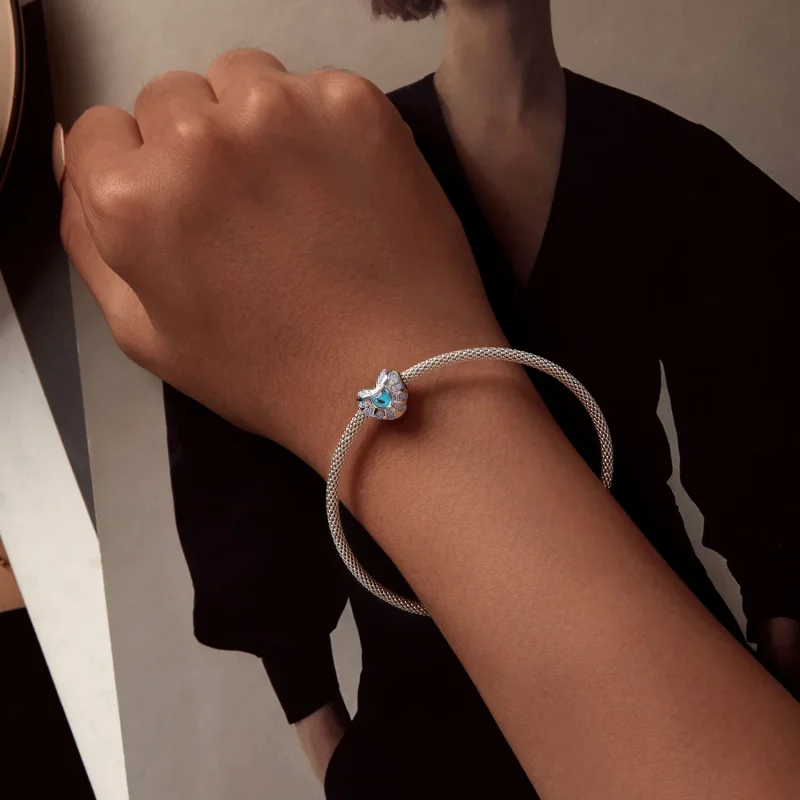 (zdjęcie do) Pandora Styl Serce Iluzji Charm - BSC918 - Wyświetl 6