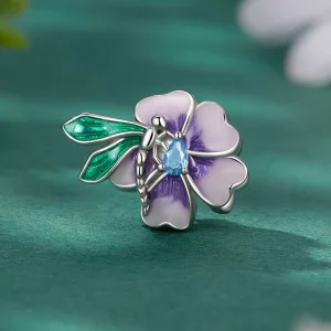 Pandora Styl Smoczek Kwiat Motyw - BSC786