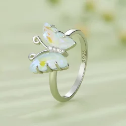 Pandora Styl Symfonia Motyl Pierścień - SCR912