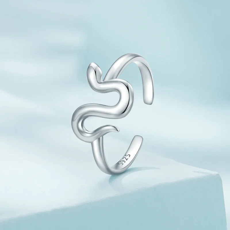 (zdjęcie do) Pandora Styl Wąż Otwarty Pierścień - SCR926 - Wyświetl 2