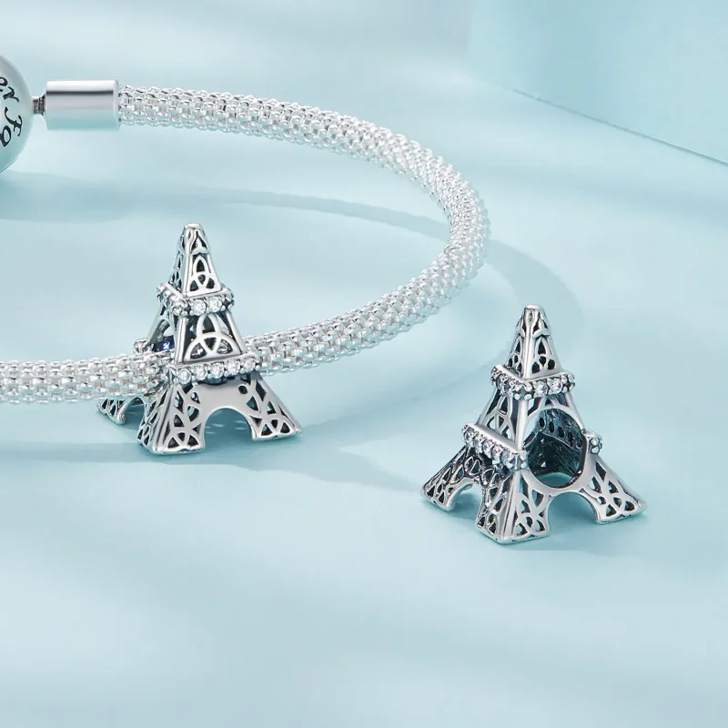 (zdjęcie do) Pandora Styl Wieża Eiffela Charm - SCC2465 - Wyświetl 4