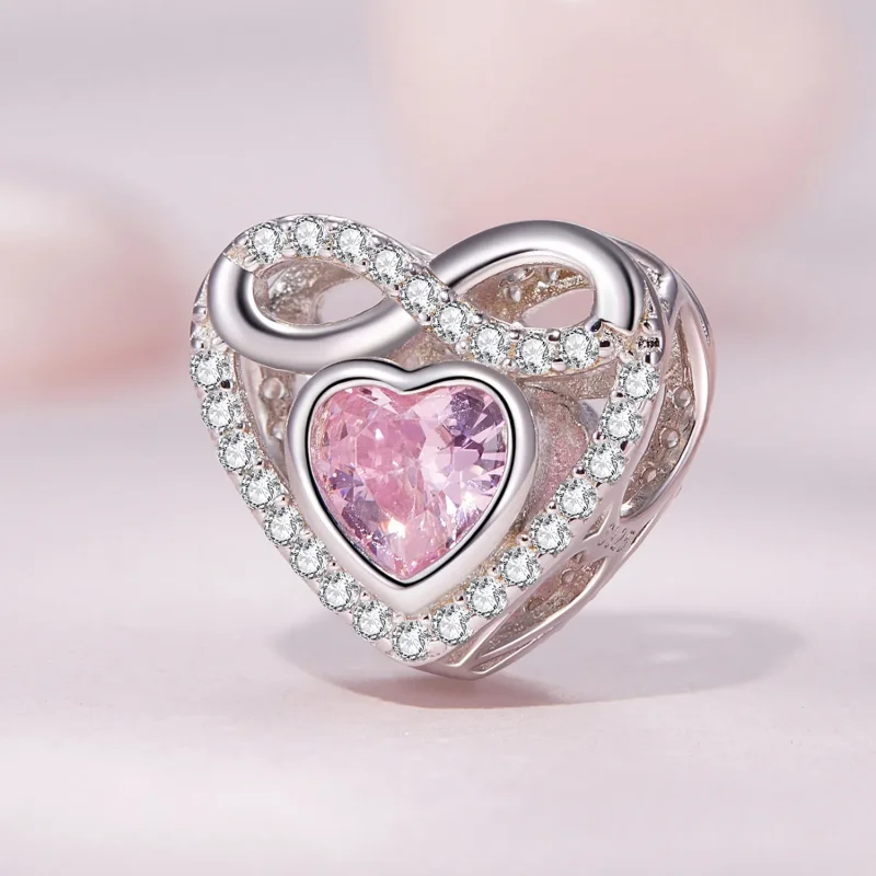 (zdjęcie do) Pandora Styl Wieczne Serce Charm - BSC826 - Wyświetl 2