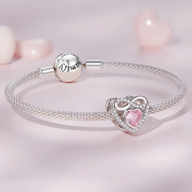 (zdjęcie do) Pandora Styl Wieczne Serce Charm - BSC826 - Wyświetl 5