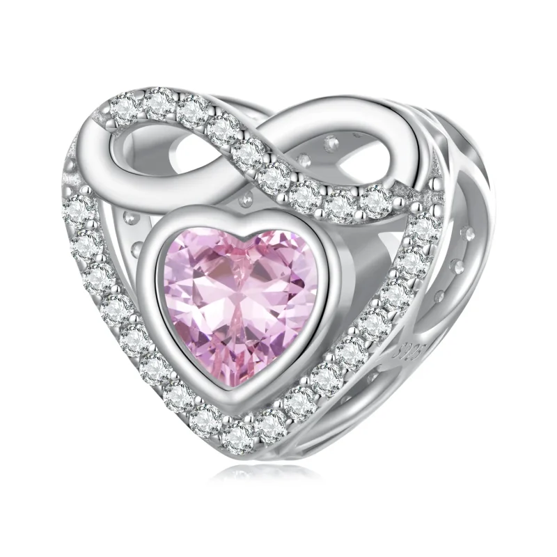 (zdjęcie do) Pandora Styl Wieczne Serce Charm - BSC826 - Wyświetl 7