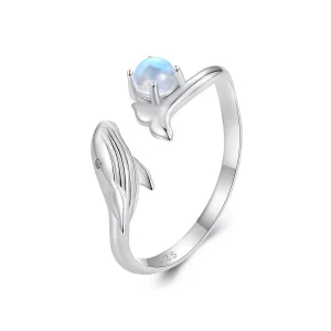 Pandora Styl Wieloryb Otwarty Pierścionek - BSR473-E