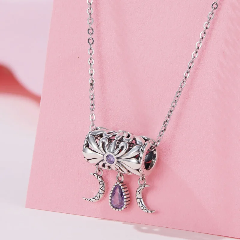 (zdjęcie do) Pandora Styl Wintage Iris Charm - SCC2631 - Wyświetl 2