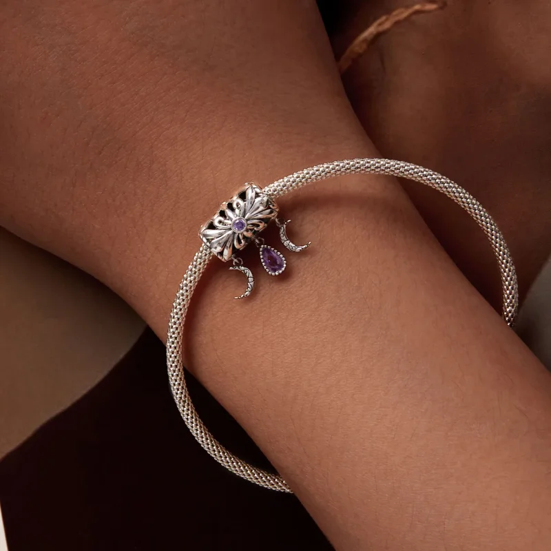 (zdjęcie do) Pandora Styl Wintage Iris Charm - SCC2631 - Wyświetl 6