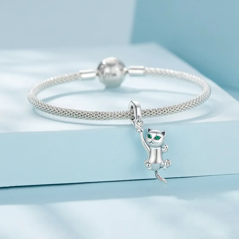(zdjęcie do) Pandora Styl Wiszący Kot - SCC2572 - Wyświetl 4