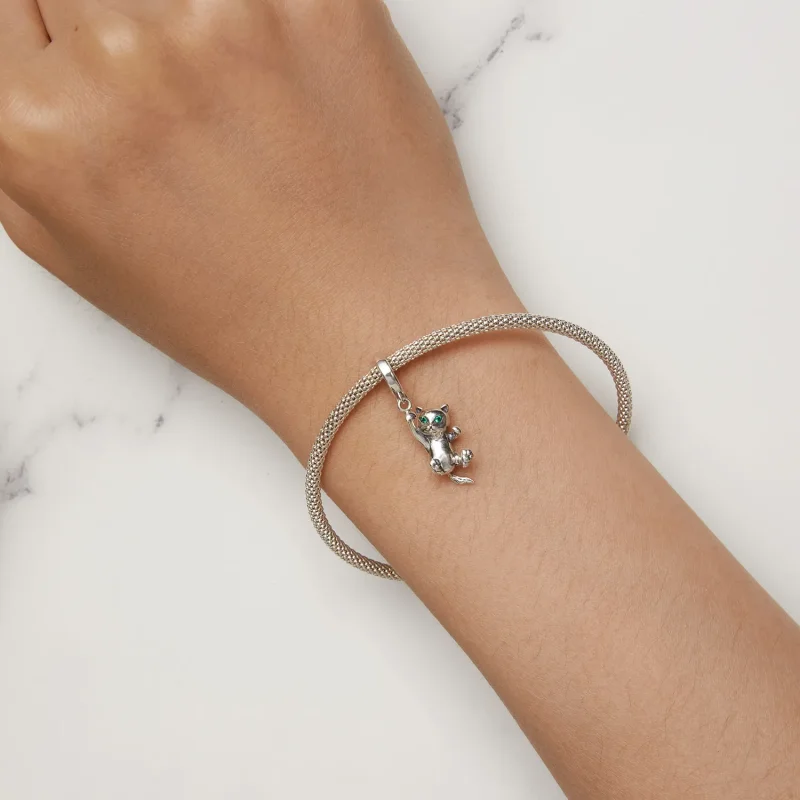 (zdjęcie do) Pandora Styl Wiszący Kot - SCC2572 - Wyświetl 7