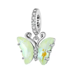 Pandora Styl Zielona Wisienka Zawieszka Motyl - SCC2305-GN
