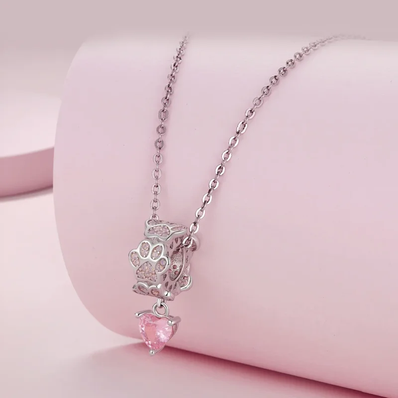 (zdjęcie do) Pandora Styl Zwieszka z Odciskiem Łapy - SCC2577 - Wyświetl 4