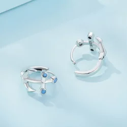 Pandora Style Anchor Kolczyki na Bigle - SCE1619
