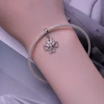 Pandora Style Anioł skrzydła Szczęśliwy Czterolistna Koniczyna - SCC2484