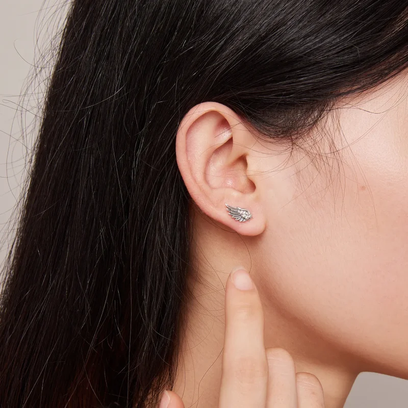 (zdjęcie do) Pandora Style Aniołki Kolczyki Studs - SCE1579 - Wyświetl 5