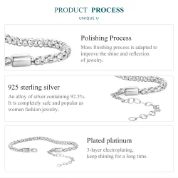 Pandora Style Żarówka Łańcuch Bransoletka - BSB149