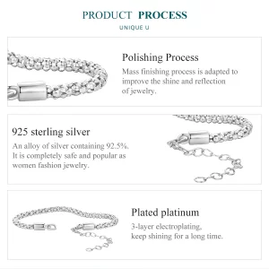 Pandora Style Żarówka Łańcuch Bransoletka - BSB149