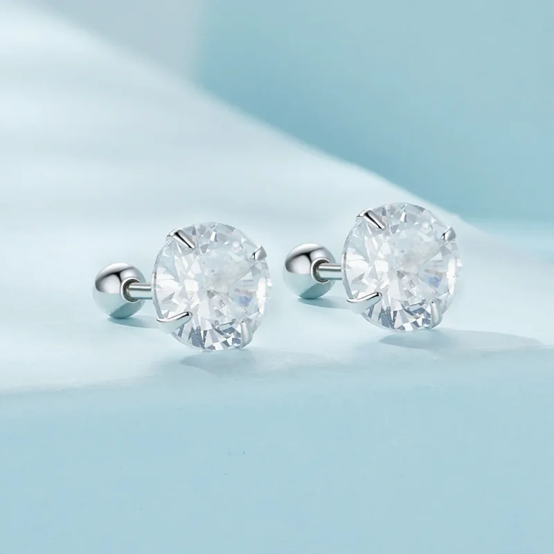 (zdjęcie do) Pandora Style Białe Kolczyki z Cyrkoniami - SCE1646-L - Wyświetl 2