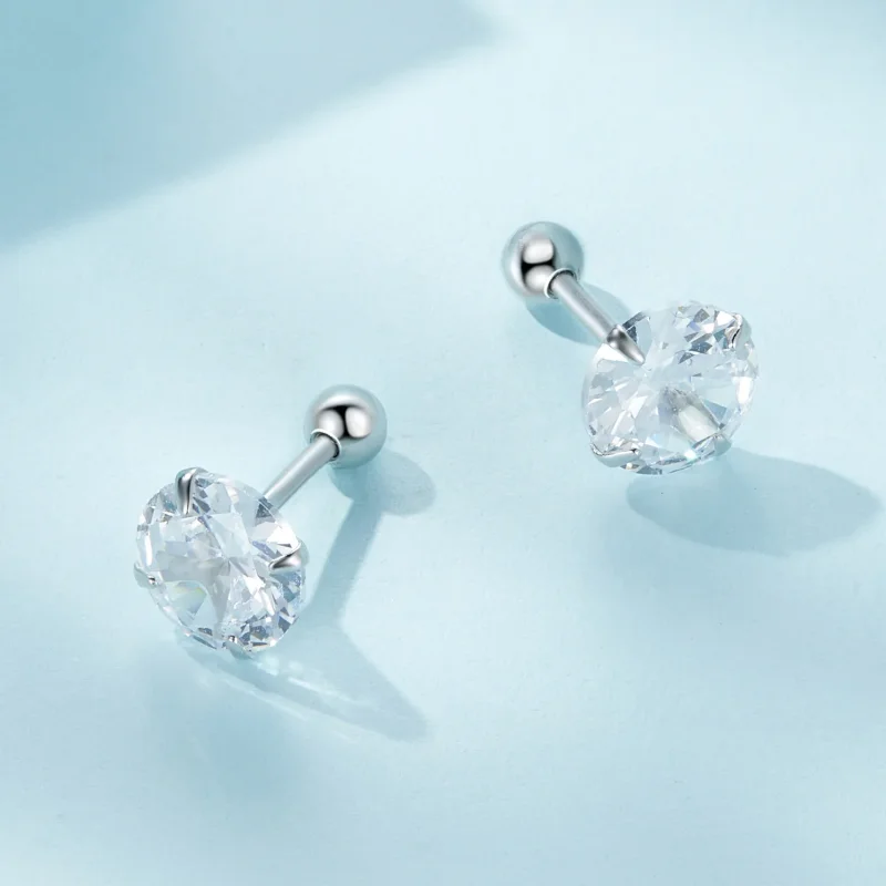 (zdjęcie do) Pandora Style Białe Kolczyki z Cyrkoniami - SCE1646-L - Wyświetl 3