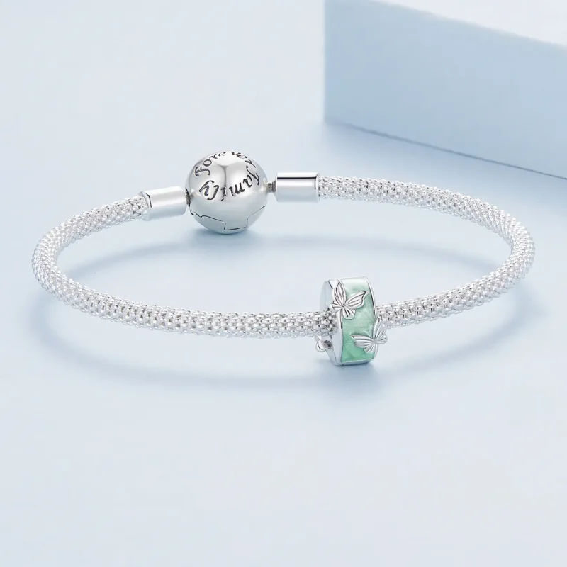 (zdjęcie do) Pandora Style Butterfly Clip - BSC840 - Wyświetl 5