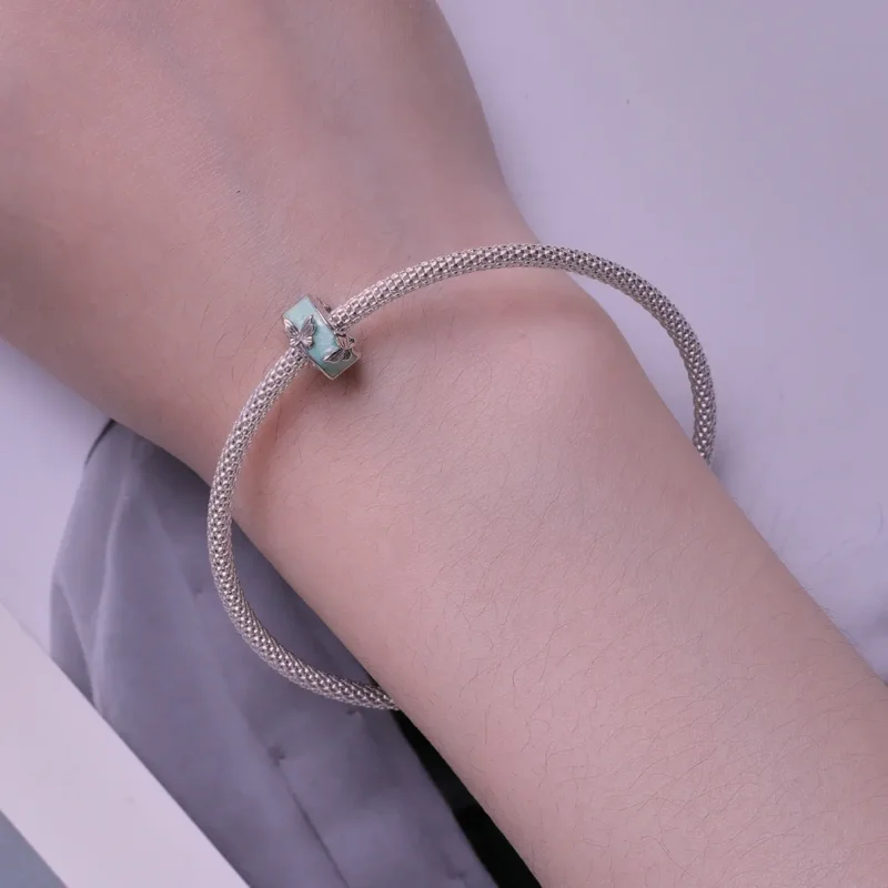 (zdjęcie do) Pandora Style Butterfly Clip - BSC840 - Wyświetl 6