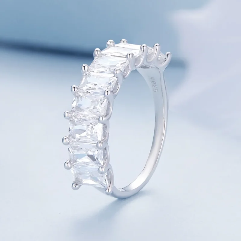 (zdjęcie do) Pandora Style Błyszczący Pierścień Z Zirkonem - BSR409 - Wyświetl 2