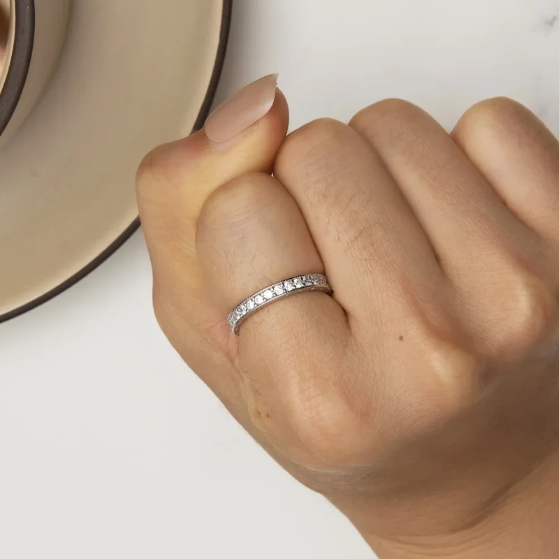 (zdjęcie do) Pandora Style Błyszczący Pierścionek - BSR462 - Wyświetl 6