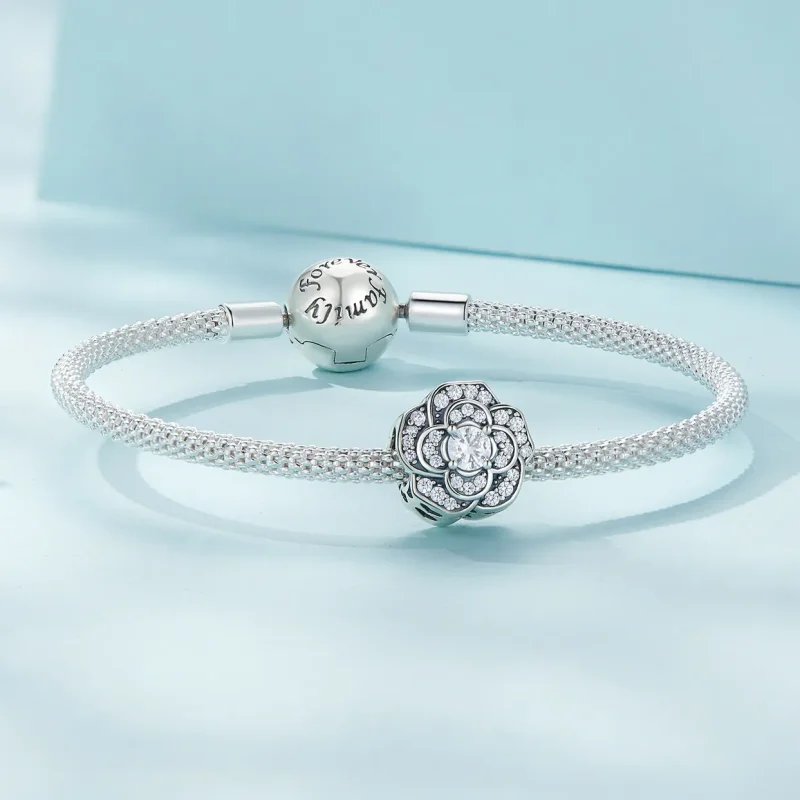(zdjęcie do) Pandora Style Camellia Charm - SCC2493 - Wyświetl 5
