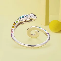 Pandora Style Chameleon Otwarte Pierścień - BSR475-E
