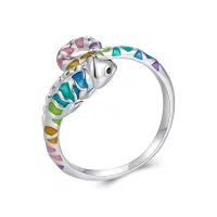 Pandora Style Chameleon Otwarte Pierścień - BSR475-E