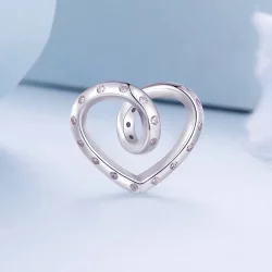 Pandora Style Charm Serce wplątane - BSC928