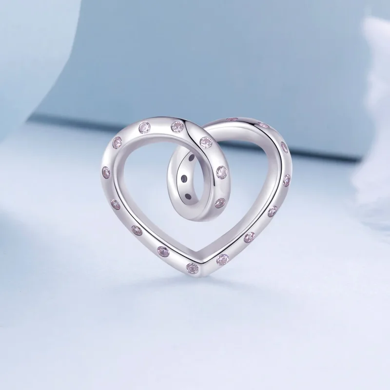 (zdjęcie do) Pandora Style Charm Serce wplątane - BSC928 - Wyświetl 2