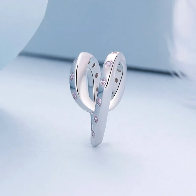 (zdjęcie do) Pandora Style Charm Serce wplątane - BSC928 - Wyświetl 3